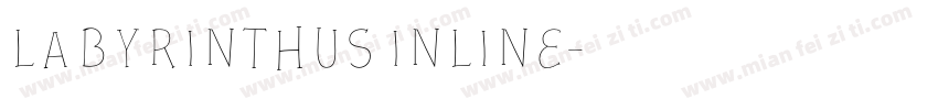 Labyrinthus Inline字体转换